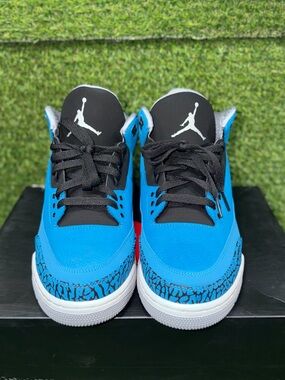Nike Air Jordan 3 Retro "Powder Blue" (2014) 136064 406 Size 10